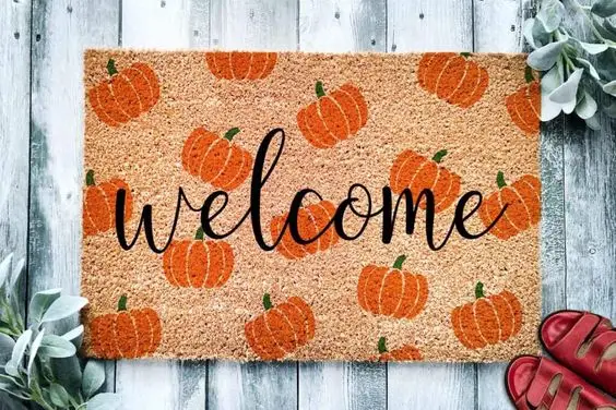 welcome door mat