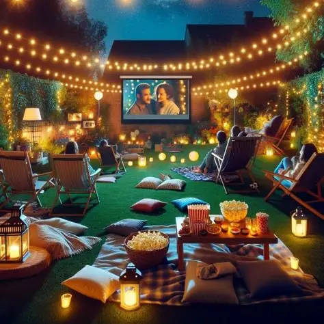 outdoor movie night